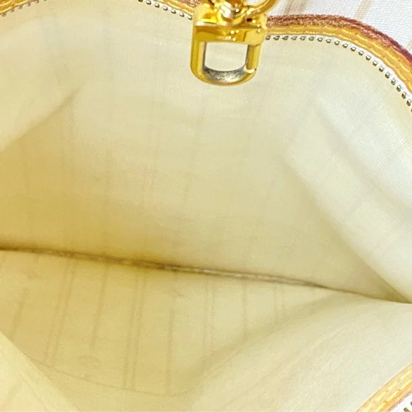 LOUIS VUITTON Damier Azur Neverfull GM Tote Shoulder Bag •LV-DUSTY•ORGANIZER•COA - Picture 15 of 17